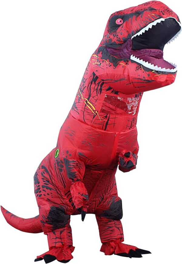 Inflatable Dinosaur Costume Adult - Multiple Colors - Image 4
